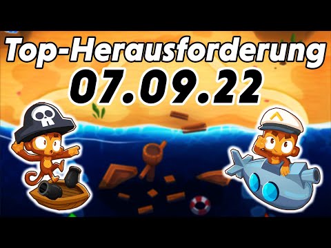 Top-Herausforderung 07.09.2022 - Vor der Küste [#BloonsTD6]