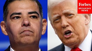 Trump Responds To Robert Garcia's Accusations Against ICE