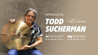 Video thumbnail for Introducing the Todd Sucherman AA Spotlight Crashes and HHX Redlight Crashes! by SABIAN Cymbals