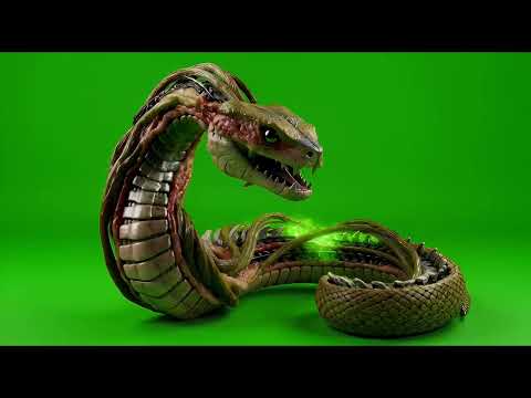 Cyborg Animals in Chroma Key