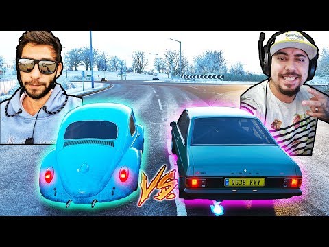 JON VS ZOIOOGAMER - FUSCA VS CHEVETTE - FORZA HORIZON 4 ONLINE