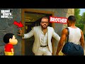 GTA 5 Franklin Finally Finds His Long Lost Twin Gangster Brother In GTA 5 With Shinchan