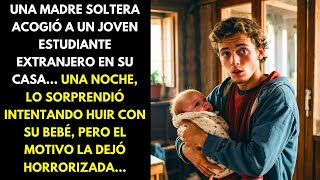 UNA MADRE SOLTERA ACOGIÓ A UN JOVEN ESTUDIANTE EXTRANJERO EN SU CASA... UNA NOCHE, LO SORPRENDIÓ...