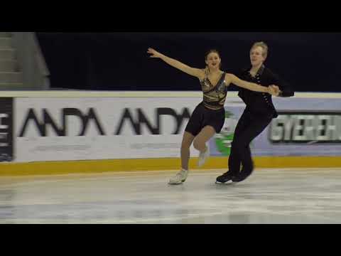 2017 Santa Claus Cup : Aureliija IPOLITO Malcolm JONES(LAT)- ID SENIOR FREE DANCE