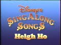 Closing To Disney S Sing Along Songs Heigh Ho 1987 VHS Version 2
