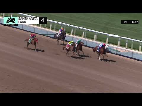 Roberta’s Love wins the Evening Jewel Stakes on Saturday, April 6 at Santa Anita Park