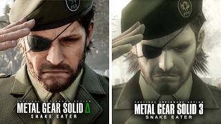 Snake Crying Scene Comparison - Metal Gear Solid Delta vs Original MGS 3