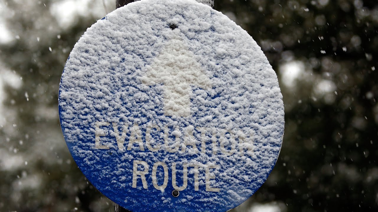 When was the last time it snowed in Louisiana?