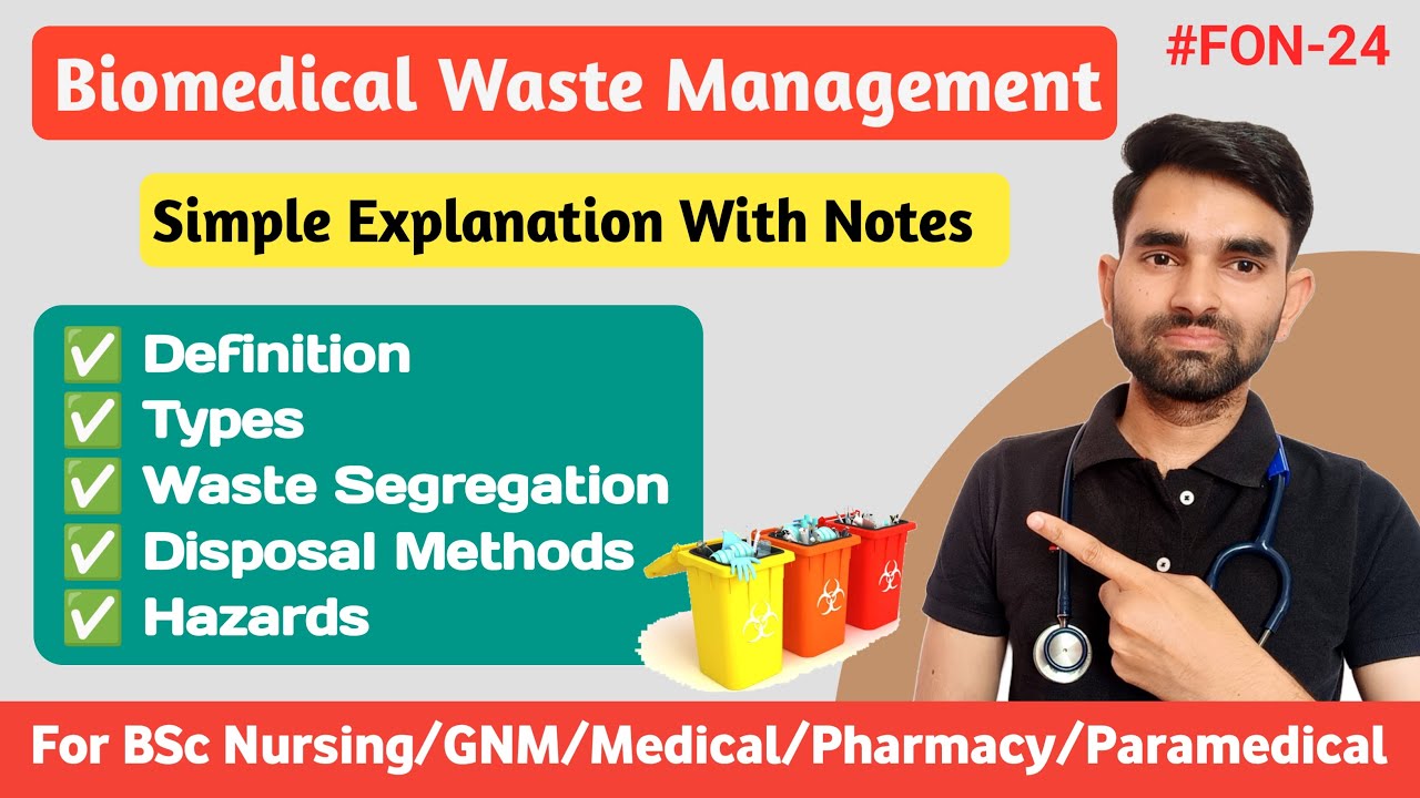 Biomedical Waste Management in Hindi | Biomedical Waste Management in Nursing