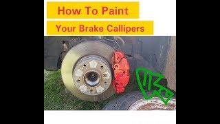 How To Paint Brake Callipers : The Right Way!