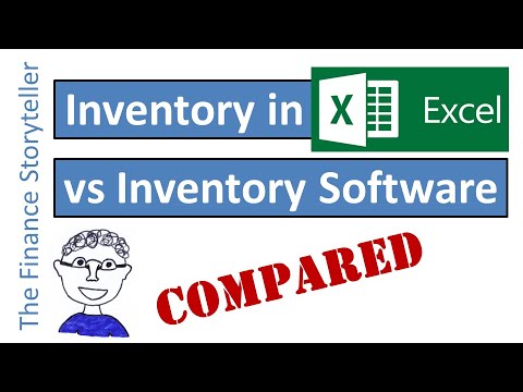 Inventory in Excel vs inventory software