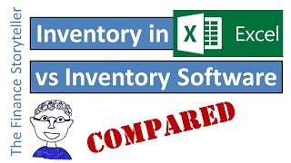 Inventory in Excel vs inventory software