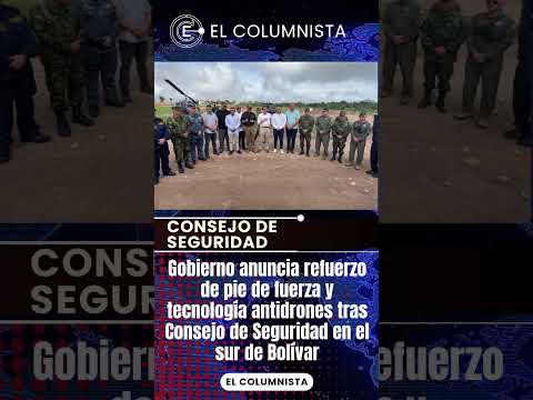 Gobierno anuncia refuerzo de pie de fuerza y tecnología antidrones tras Consejo de Seguridad en el s