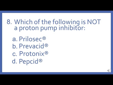 Top 200 Drugs Practice Test Question - Which of the following is not a Proton Pump Inhibitor? (PTCB)