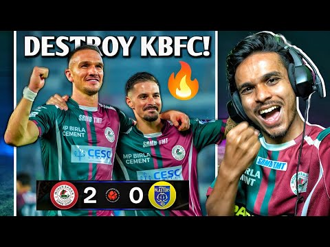 Mohun Bagan Destroy Kerala Blasters FC (2-0) || TFH 