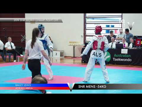 2019 Snr AusTeam FightOff  - Adrian Vs Bailey