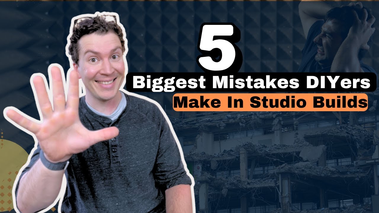 5 BIGGEST MISTAKES DIYERS MAKE IN STUDIO BUILDS
