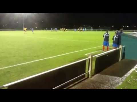 Cribbs Friends Life FC 1-0 Keynsham Town FC - Penalty Save & Flares