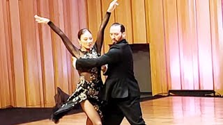 Naoko Tsutsumizaki y Cristian Lopez. La Mariposa (Forever tango) Mundial de tango escenario 2023
