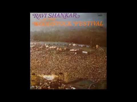 Ravi Shankar.  At The Woodstock Festival 1970
