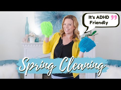 My SIMPLE Spring Cleaning Routine  - ADHD Fast & Friendly!