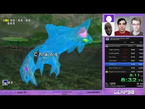 Sonic Adventure DX: All Stories Speedrun in 1:42:46 IGT