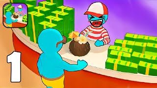 My Beach Stall: Tycoon Games - Part 1 Stickman Beach Restaurant Manager - Gameplay Walkthrough