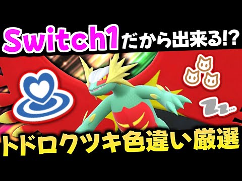 【解説あり】実はSwitch1だとやりやすい!? このトドロクツキの色違い厳選方法ならSwitch2が無くても激レア色証がゲット出来ますｗ【ポケモンSV】