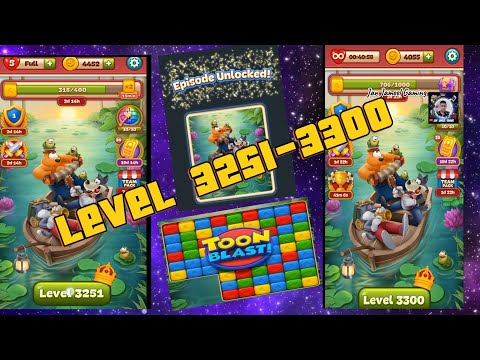 Toon Blast || Level 3251 - Level 3300 || Gameplay