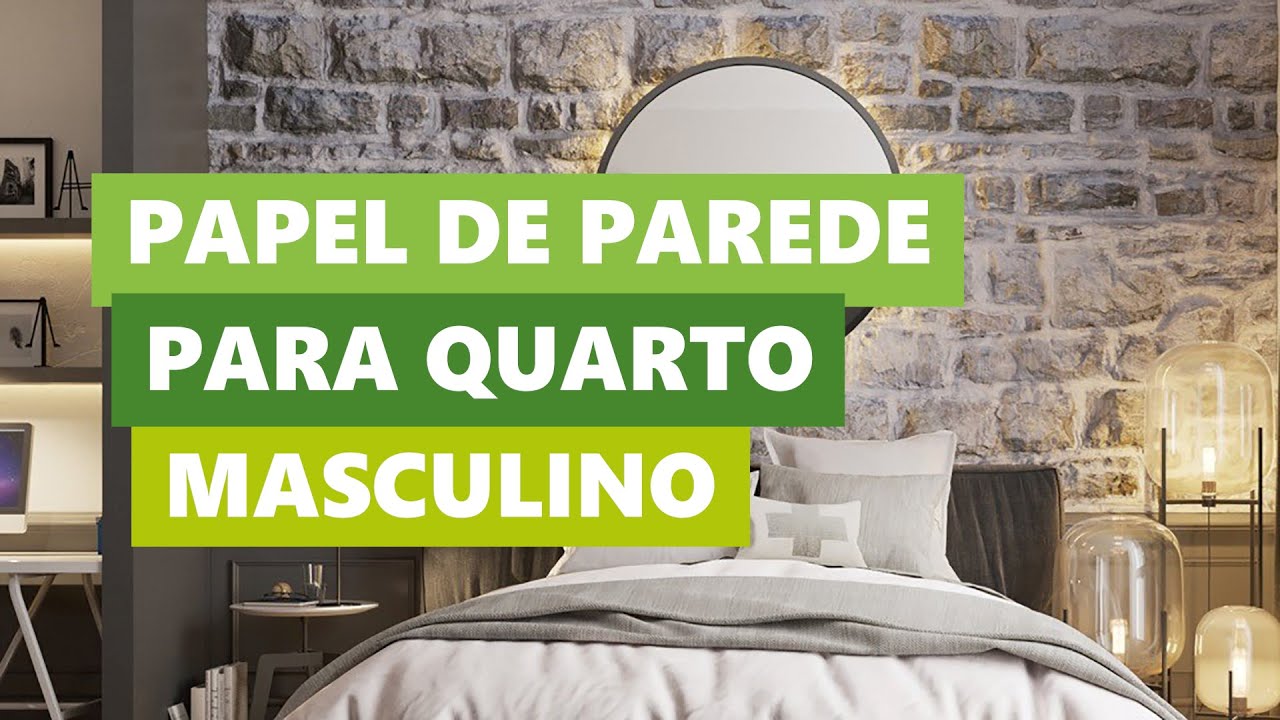 Melhores Ideias Papel de Parede para Quarto Masculino • Lolafá
