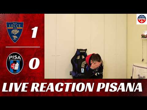 [DISAPORATED] LECCE-PISA 1-0 LIVE REACTION FROM A PISA FAN