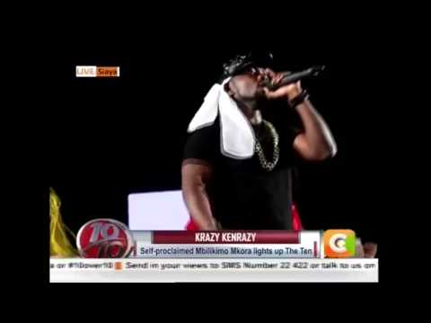 Kenrazy Vitambi & Hivo Ndio Kunaendaga on stage [Kenrazy Performance]