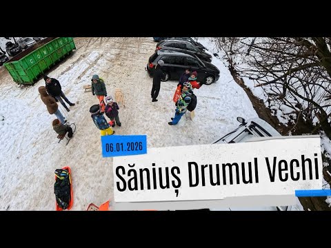 Cu sania pe Drumul Vechi Poiana Brașov - ianuarie 2026