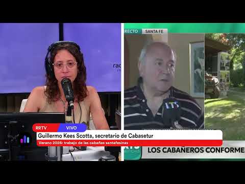 Guillermo Kees Scotta, secretario de Cabasetur | Verano 2026: trabajo de las cabañas santafesinas