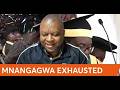 WATCH LIVE Exhausted Mnangagwa Ails To Give Speech At GZU Graduation