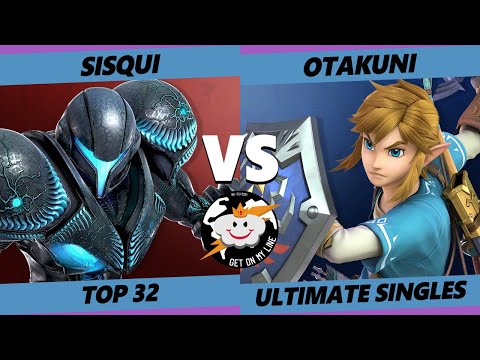 GOML Online 2021 Top 32 - sisqui (Dark Samus) Vs. Otakuni (Link) SSBU Ultimate Tournament