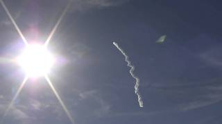 preview picture of video 'Delta 4 heavy rocket launch at vandenberg air force base'