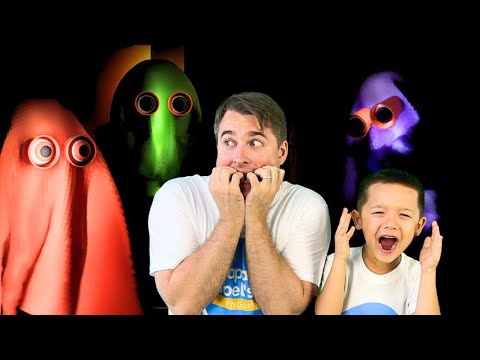 Rainbow Ghost Hunt | Spooky Halloween Songs By Papa Joel's English
