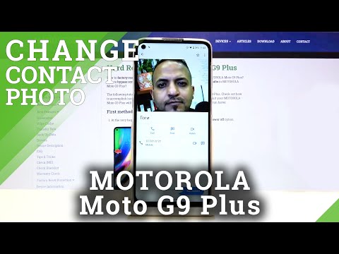 How to Personalize Contacts List on MOTOROLA Moto G9 Plus – Add Photo to Contact