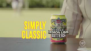 Brookvale Union Vodka Lemon Lime Bitters.