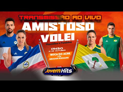 Amistoso volei - Boca do Acre x Sen. Guiomard I Aniversário de 135 Anos de Boca do Acre.