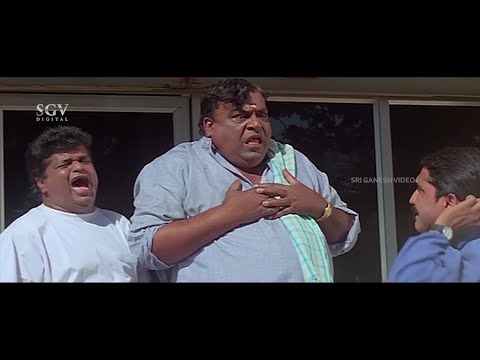 ಟೆನಿಸ್ ಕೃಷ್ಣನ ಮಗನ ನಿಜವಾದ ತಂದೆಯನ್ನು ನೋಡಿ ಶಾಕ್ ಆದ ದೊಡ್ಡಣ್ಣ Comedy | Haalu Sakkare Kannada Movie Part 2