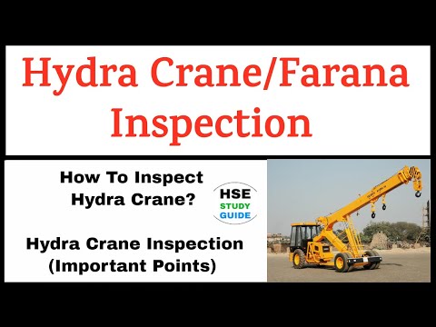 Hydra Crane Inspection | How To Inspect Hydra Crane | Hydra Crane Inspection Important Points