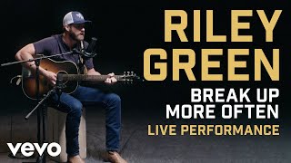Riley Green - &quot;Break Up More Often&quot; Live Performance | Vevo