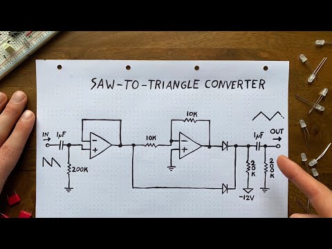 DIY SYNTH Quick Tip: Sawtooth-to-Triangle Converter