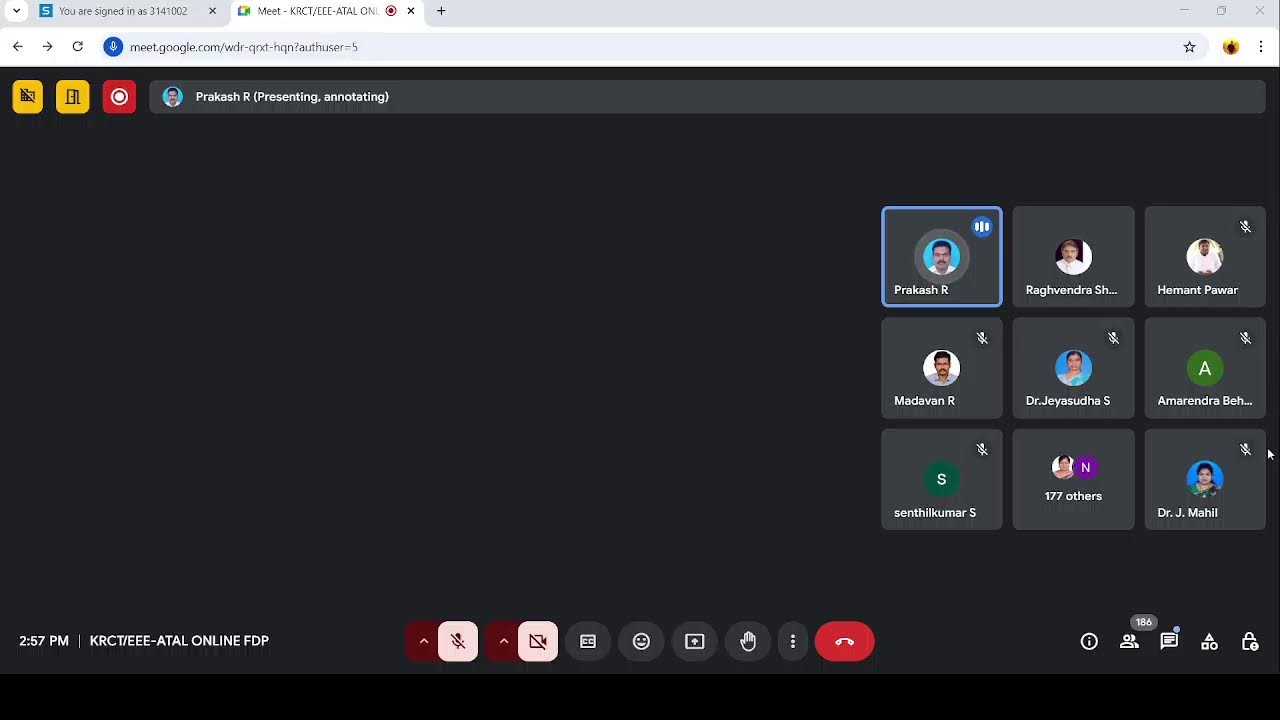 SESSION 11  - AICTE ATAL Sponsored FDP on the role of AI and ML in EV Technology - EEE - KRCT