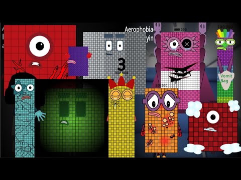 Phobia! (Ablutophobia-Agrizoophobia) Numberblocks Big Band From (100K -1M) But Reimagined