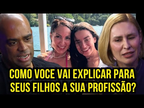 EMME WHITE IS VISIBLY UNCOMFORTABLE WITH NEGÃ0'S QUESTION!!