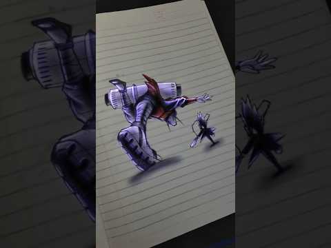 Hashirama VS  Madara Pen sketch #shorts #animedrawing