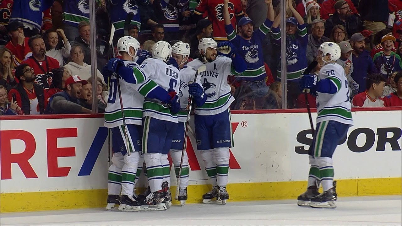 Vidéo: Quel JEU de Brock Boeser en prolongation...